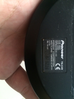 ลำโพง CENTER FELL RANGE Pioneer TS-CX9 45W Made in Japan สภาพสวย มือ2 ญี่ปุ่น