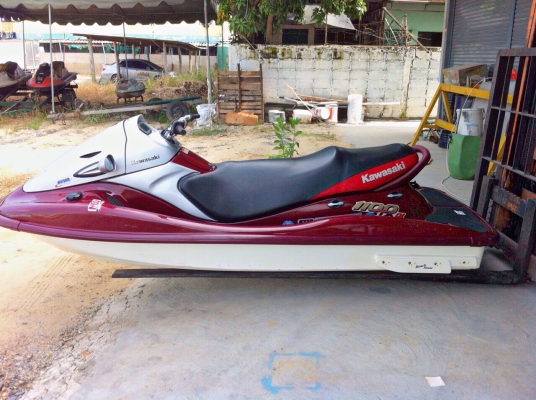 ขายเรือเจ็ตสกี KAWASAKI STX1100 DI โฉมหน้าใหม่ (15F) สีแดงสวย สด ไม่ซีด พร้อมใช้งาน