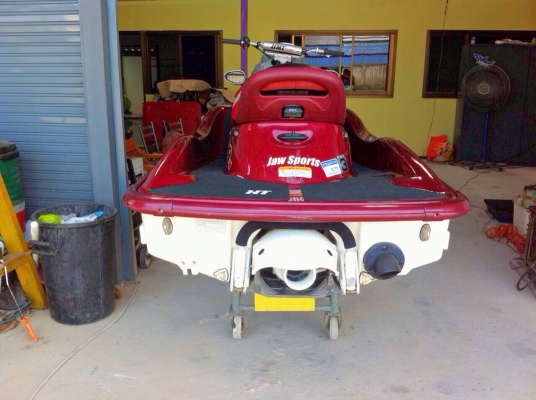 ขายเรือเจ็ตสกี KAWASAKI STX1100 DI โฉมหน้าใหม่ (15F) สีแดงสวย สด ไม่ซีด พร้อมใช้งาน