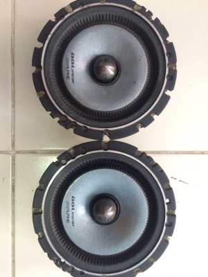 ลำโพง Alpine DDLinear DLC-166A 2ทาง 6.5นิ้ว 160W โครงหล่อ แม่เหล็กนีโอ กลางชัด เบสนุ่ม มือ2 ญี่ปุ่น