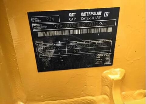 ขายรถขุด CAT ERPILLAR 304 CR รถเก่านอกแท้ มีเอกสารใบอินวอย คอนโทนสั้น ปั้มนิ้ว สนใจติดต่อ:099-907-9273กิ๊ฟ