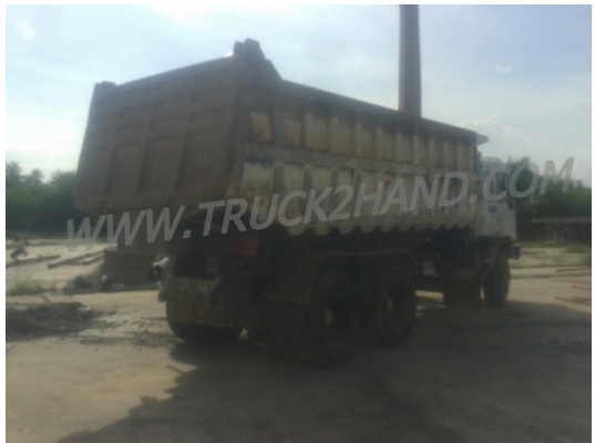 ( ขายแล้ว ) รถบรรทุก 10 ล้อดัมพ์ 2 เพลา Mitsubishi fuso 527s 220 แรงม้า เทอร์โบ กระบะท้องเรือ