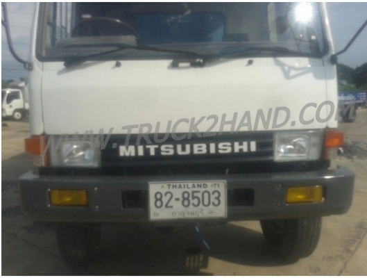 ( ขายแล้ว ) รถบรรทุก 10 ล้อดัมพ์ 2 เพลา Mitsubishi fuso 527s 220 แรงม้า เทอร์โบ กระบะท้องเรือ