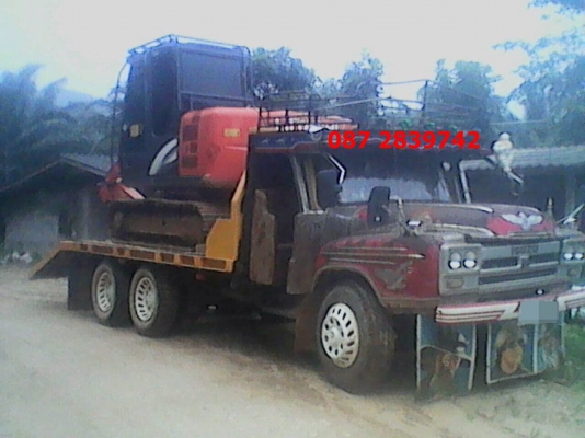 ขายรถเทนเลอร์ท้ายลาด 10 ล้อ 1 เพลา ติดสโลว์อินเตอร์ 4 สปีด