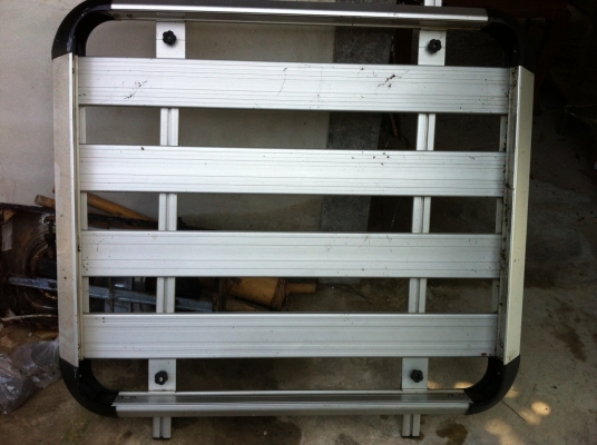 แรค ฺBIGMAX แท้ อลูมิเนียมหนา(ไม่คม) กระดุม ยางรองครบชุด