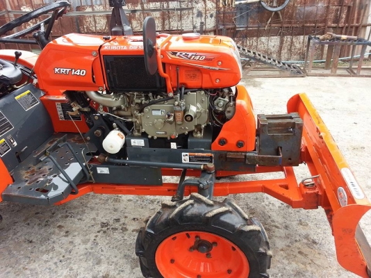 คูโบต้า KRT 140 พลัส ใบมีดดันหน้าช้าง ผานหลังช้าง สภาพดีมากครับ