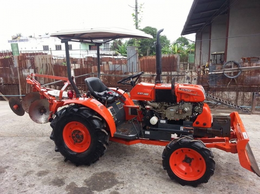 คูโบต้า KRT 140 พลัส ใบมีดดันหน้าช้าง ผานหลังช้าง สภาพดีมากครับ