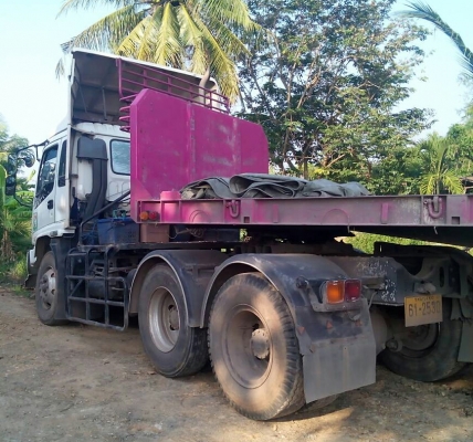 หัวลาก อีซูซุ 320ปี48 สภาพดีสวยบางเดิมพร้อมใช้ ทะเบียนพร้อมโอน (ได้2หาง=หางพื้นเรียบ+หางก้าง) ราคาสุดคุ้ม