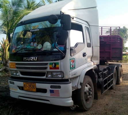 หัวลาก อีซูซุ 320ปี48 สภาพดีสวยบางเดิมพร้อมใช้ ทะเบียนพร้อมโอน (ได้2หาง=หางพื้นเรียบ+หางก้าง) ราคาสุดคุ้ม