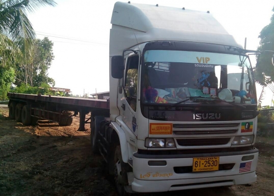 หัวลาก อีซูซุ 320ปี48 สภาพดีสวยบางเดิมพร้อมใช้ ทะเบียนพร้อมโอน (ได้2หาง=หางพื้นเรียบ+หางก้าง) ราคาสุดคุ้ม