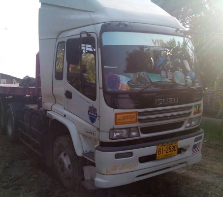 หัวลาก อีซูซุ 320ปี48 สภาพดีสวยบางเดิมพร้อมใช้ ทะเบียนพร้อมโอน (ได้2หาง=หางพื้นเรียบ+หางก้าง) ราคาสุดคุ้ม