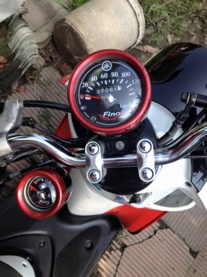 Fino เกย์แยก สีแดงขาว รถบ้านเดิมเดิม 16900 สภาพพร้อมใช่งาน