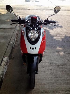 Fino เกย์แยก สีแดงขาว รถบ้านเดิมเดิม 16900 สภาพพร้อมใช่งาน