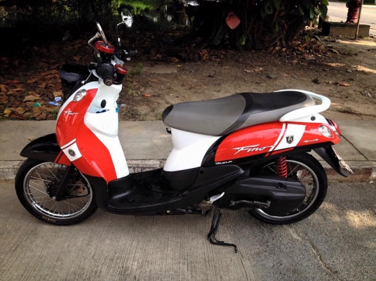 Fino เกย์แยก สีแดงขาว รถบ้านเดิมเดิม 16900 สภาพพร้อมใช่งาน