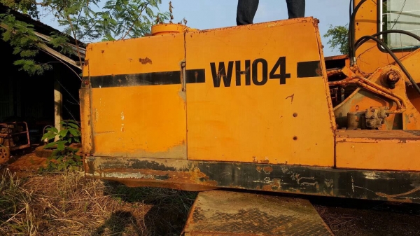 ขายแบคโฮ ขับเคลื่อนล้อยาง HITACHI WH04 สภาพต้องเก็บหน่อย เครื่อง+ปั้มดี ชุดกระบอกไฮดรอริคมีครบ ราคาต่อรองได้ครับ