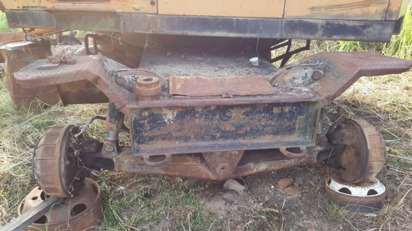 ขายแบคโฮ ขับเคลื่อนล้อยาง HITACHI WH04 สภาพต้องเก็บหน่อย เครื่อง+ปั้มดี ชุดกระบอกไฮดรอริคมีครบ ราคาต่อรองได้ครับ