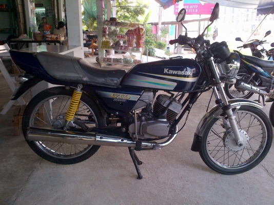 ขาย!GTOคาวาซากิ125cc ปี48 รถเครื่องแน่นๆ พร้อมใช้ ทะเบียน+เอกสารโอน ภาษีไม่หมด 088-2197709