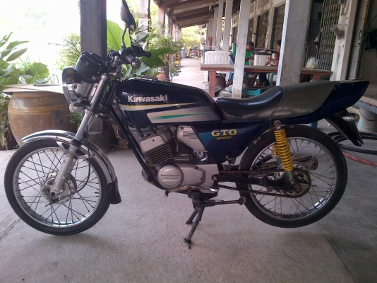 ขาย!GTOคาวาซากิ125cc ปี48 รถเครื่องแน่นๆ พร้อมใช้ ทะเบียน+เอกสารโอน ภาษีไม่หมด 088-2197709