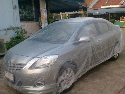 พลาสติกใสคลุมรถคุณภาพดี