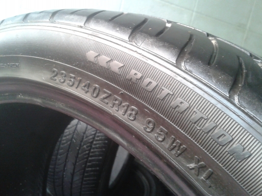 ยาง235/40/18 GEMSTONE(2เส้น) ไม่มีป่ะ ไม่มีบวม  คู่ละ2,400บ.