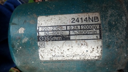 เครื่องตัดไฟเบอร์Makita 2414NB สภาพดี พร้อมใช้งาน ราคาถูก เครื่องตัดไฟเบอร์Makita 2414NB สภาพดี พร้อมใช้งาน ราคาถูก