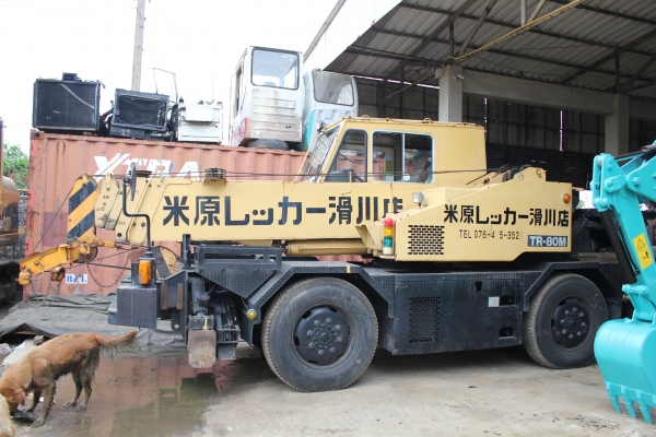 รถเครน KOMATSU TR-80M  รภสวย รถนอก ราคามาลองคุยกัน มีเอกสาร