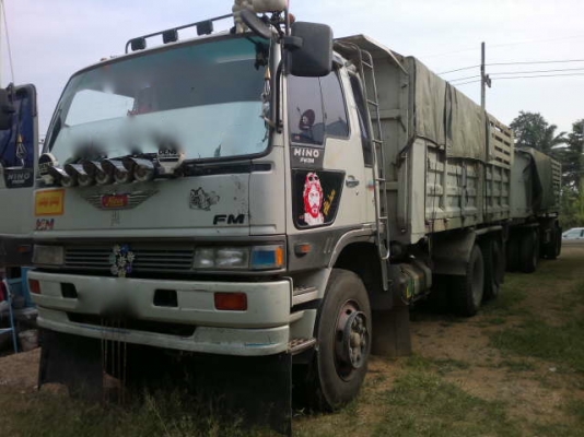 รถฮีโน่ 10 ล้อดั๊ม FM3M 240 แรงม้า ปี 39 ( ขายแม่ลูก )  สนใจติดต่อ 081 - 6079515