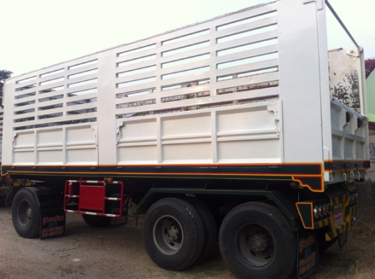 ขายรถพ่วง DECA 360 ยูโร3 ดัมพ์แม่ลูก คอกเกษตร ลูก3คานยาว 7 เมตร