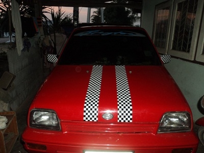 Daihatsu Mira ปี95 ล้อแม็ค เกียร์ออโต้ สภาพดี สีสวย แอร์เย็นวิ่งทางไกลได้ รถอยู่ อำเภอด่านช้าง