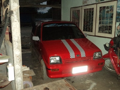 Daihatsu Mira ปี95 ล้อแม็ค เกียร์ออโต้ สภาพดี สีสวย แอร์เย็นวิ่งทางไกลได้ รถอยู่ อำเภอด่านช้าง