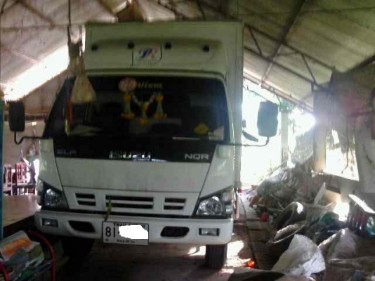 NQR150 URO รถห้างแท้ปี51 ยาว 5.5 เมตร ทะเบียนเต็ม พร้อมตู้คอนเทนเนอร์