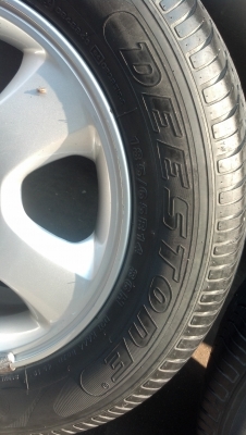 ขายแม็กวีออส ขอบ 14 พร้อมยางสภาพดี 4300 ขายแม็กวีออส ขอบ 14 พร้อมยางสภาพดี 4300