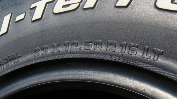 ขายยาง BF Goodrich Allterrain 33 12.5 r15
