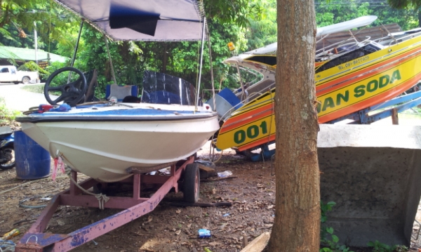 ขายเรือท้องไฟเบอร์ 14.5 ฟุต