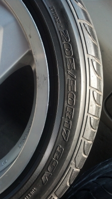 แม็ก 17 บราบัส เยอรมัน พร้อมยางสวย205 50 17 ราคา 8500