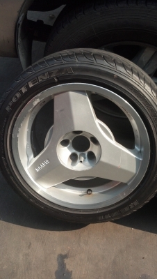 แม็ก 17 บราบัส เยอรมัน พร้อมยางสวย205 50 17 ราคา 8500