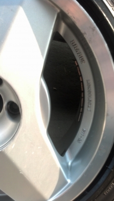 แม็ก 17 บราบัส เยอรมัน พร้อมยางสวย205 50 17 ราคา 8500