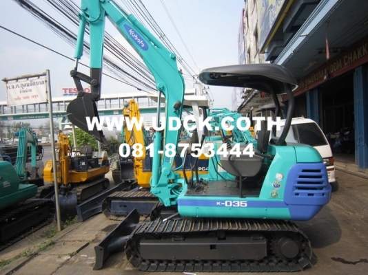 ขาย รถขุดเล็ก KUBOTA รุ่น K035 แทร็กเหล็ก มือสองญี่ปุ่น
