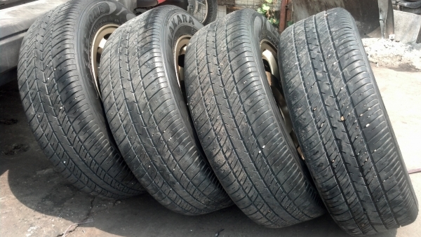 แม็กขอบ 14 สวยๆ 4 รู 100 พร้อมยางสภาพดี 4800