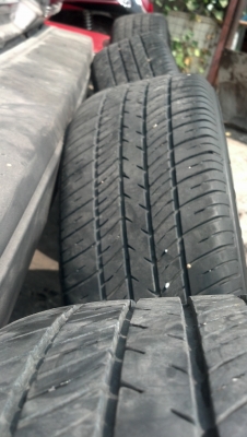 แม็กขอบ 14 สวยๆ 4 รู 100 พร้อมยางสภาพดี 4800