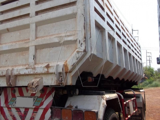 ขาย ลูกพ่วง 2 เพลาดั๊ม กระบะท้องเรือ อู่ เสรีชัย