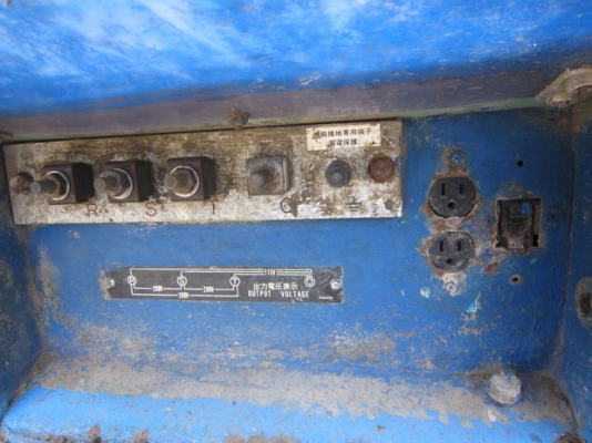 ขาย เครื่องปั่นไฟ 20 KVA  NIPPONSHARYO  มือสองญี่ปุ่น