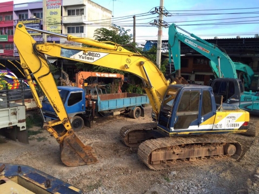 KOBELCO SK200-3 ไฟฟ้าเต็มช่วงล่างเต็มมาก 90\% ชม. 8,676 ซีเรียว 17,xxx รถเก่าญี่ปุ่น ใช้งานดี รถสวยมาก เอกสาร Invoice สนใจติดต่อ 0890854790 ราคา 1,150,000 บาท