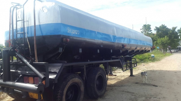ขายหางเทรลเลอร์ แท๊งค์น้ำส่าอ้อย ขนาดบรรจุ 32000 ลิตร 2 เพลา ยาว 10.50 เมตร ราคา 155000