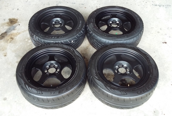 ล้อ,Spoon Rota 15X7 ET40 4รู100 ติดยางซิ่ง 6,000