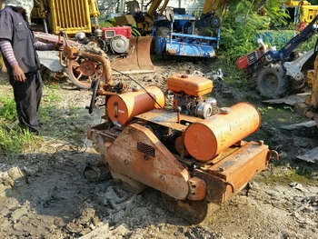 ขาย sale รถบดดินเดินตาม เครื่องเบนชิน MIKASA เครื่องROBIN 7PS เก่าญี่ปุ่นแท้ ชม VDO ได้ครับ