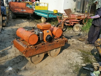 ขาย sale รถบดดินเดินตาม เครื่องเบนชิน MIKASA เครื่องROBIN 7PS เก่าญี่ปุ่นแท้ ชม VDO ได้ครับ