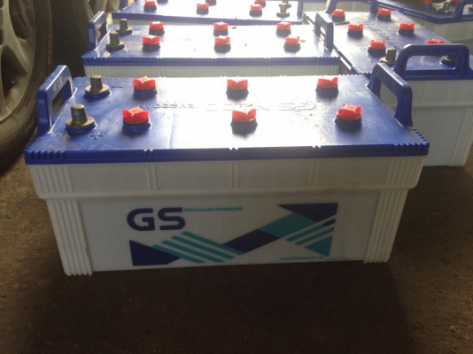 ขายแบตเตอรี่GS N200 12v200Ah เหมือนใหม่ครับเอาไปใส่รถใหญ่ทุกชนิดได้เลยครับ ขายถูก ลูกล่ะ 2600 บาท