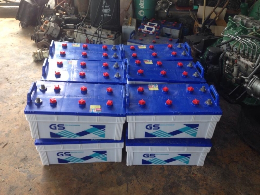 ขายแบตเตอรี่GS N200 12v200Ah เหมือนใหม่ครับเอาไปใส่รถใหญ่ทุกชนิดได้เลยครับ ขายถูก ลูกล่ะ 2600 บาท