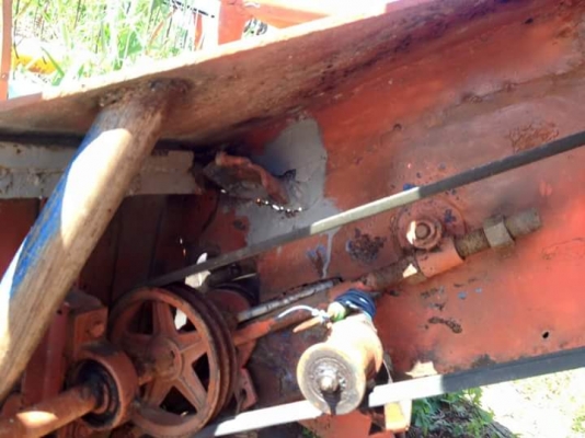 ขายรถเกี่ยว เกษตรพัฒนา รถเกี่ยวอุ้ม ตัวเดิน10 ลูกลอเลอร์ บน2ล่าง9ลูกใหญ่ ใบเม็กโค43ใบ ก่อนรถกระสอบต่ออุ้มใหม่2.5ตัน เลตท่อใหม่ อุ้มใหม่โซ่พอได้ปีหนึ่ง ลอเลอดี ท้องคอมีปะ เชื้อมแต่ไม่ผุหนัาตัด 2.80ซม.เฟมไม่ฉีกไม่ปะ หัวคอไม่มีเชื่อมโซ่คอดี ลูกปืนไม่มีแตก สา